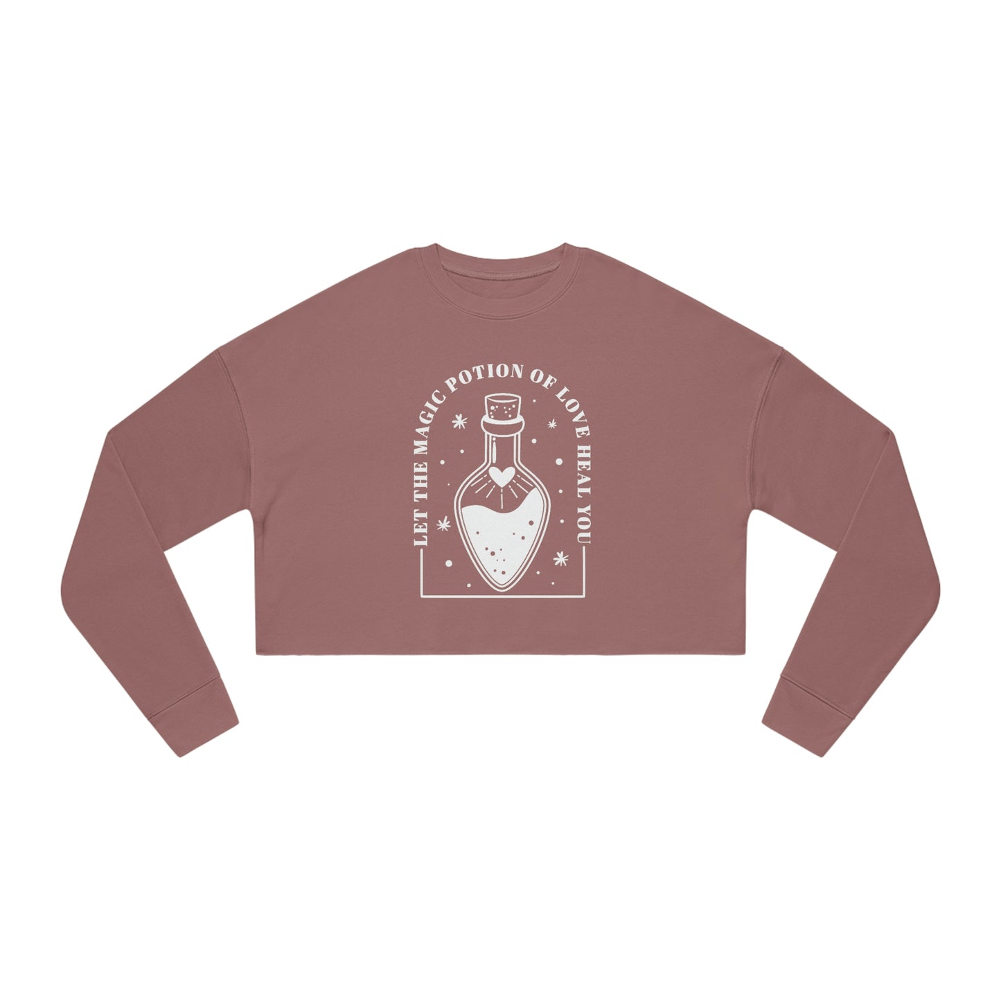 Magic Potion of Love_Women's Cropped Sweatshirt