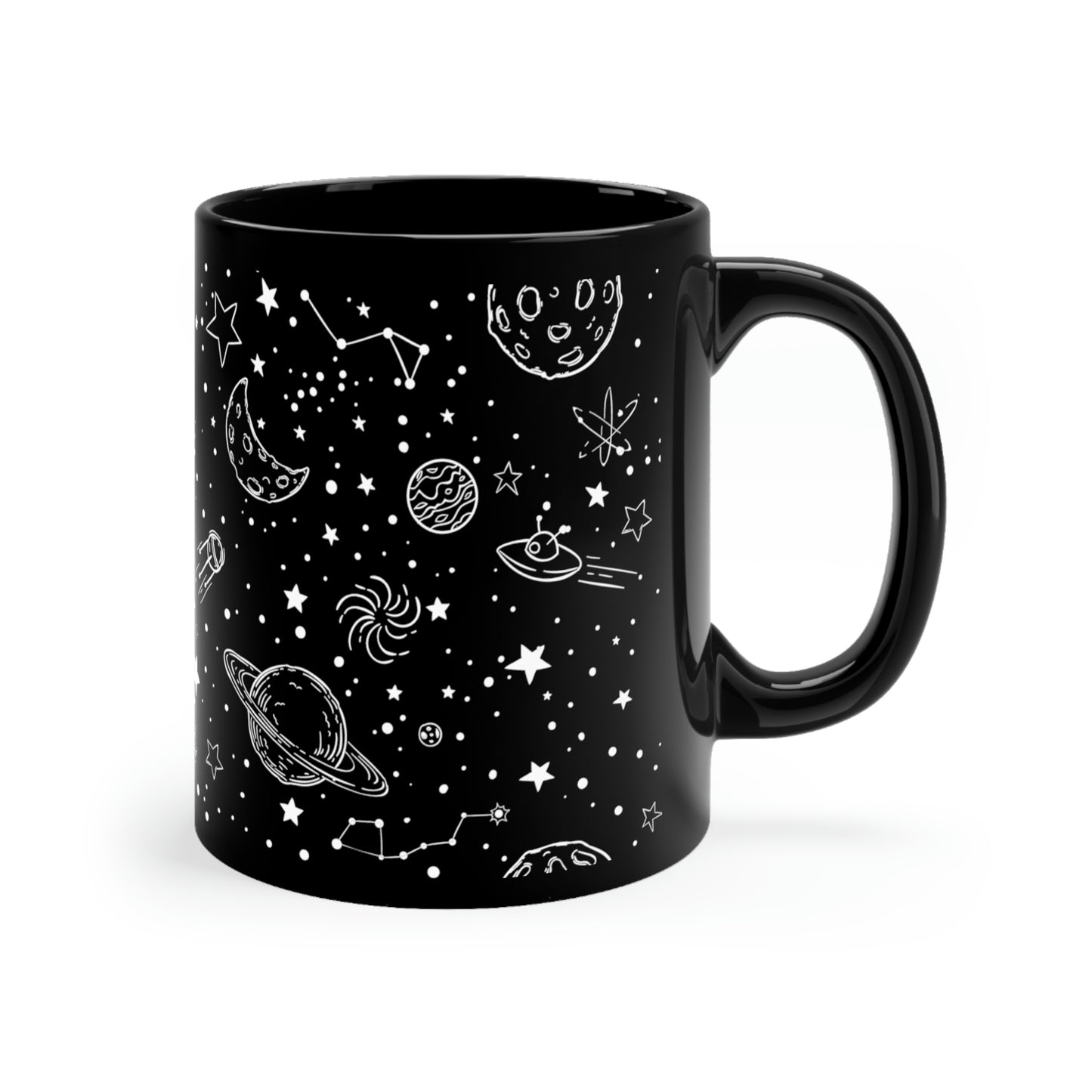 Galaxy_Black mug 11oz