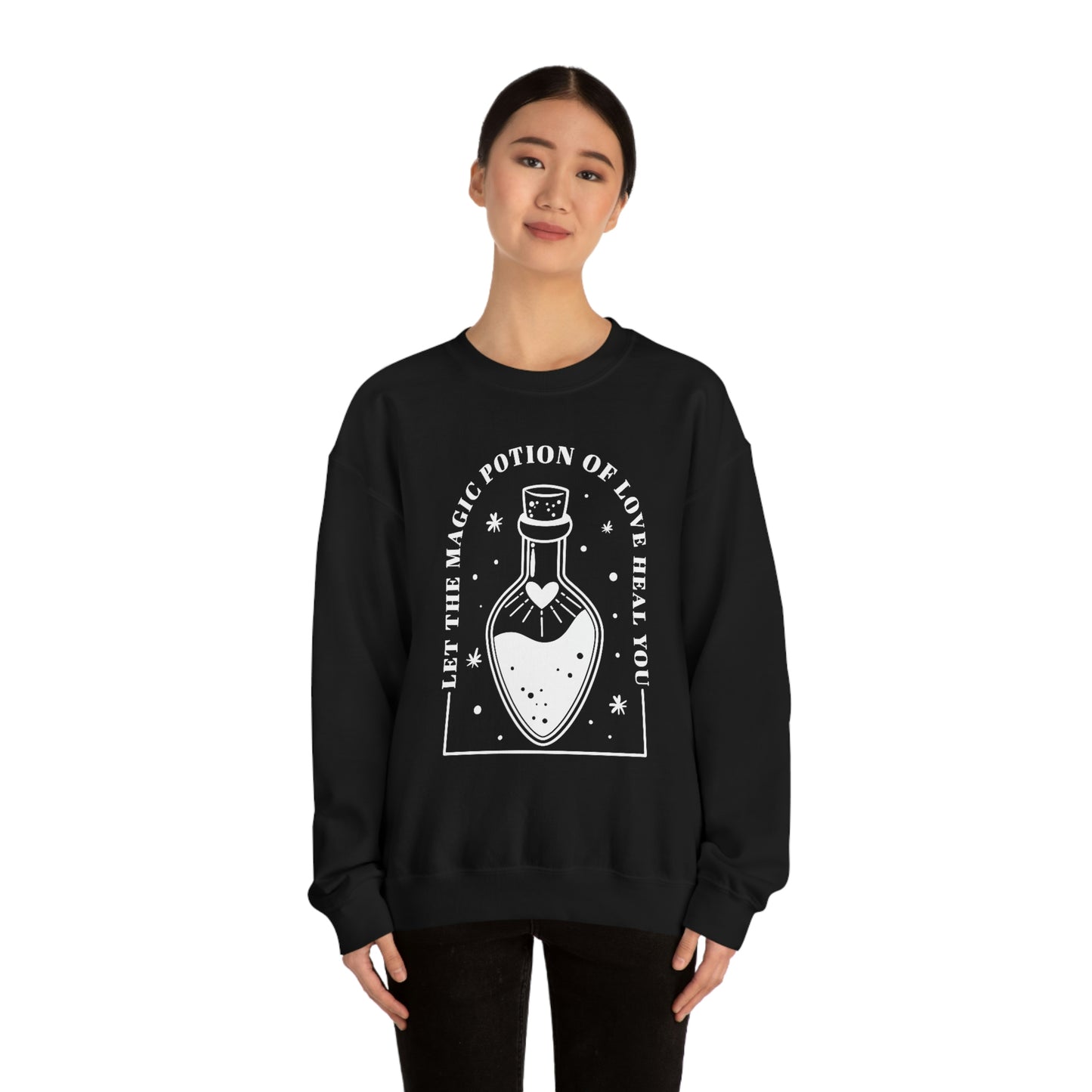 Magic Potion of Love_Unisex Heavy Blend™ Crewneck Sweatshirt