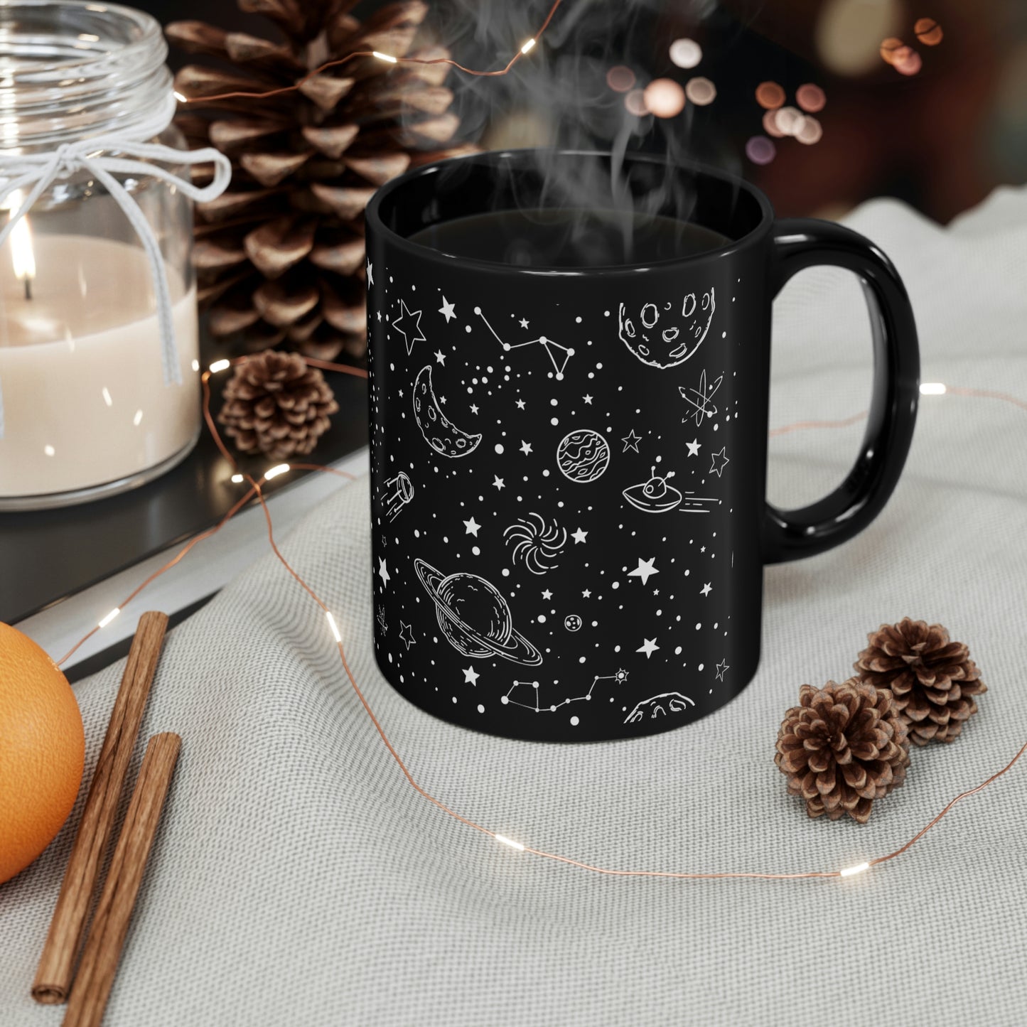 Galaxy_Black mug 11oz