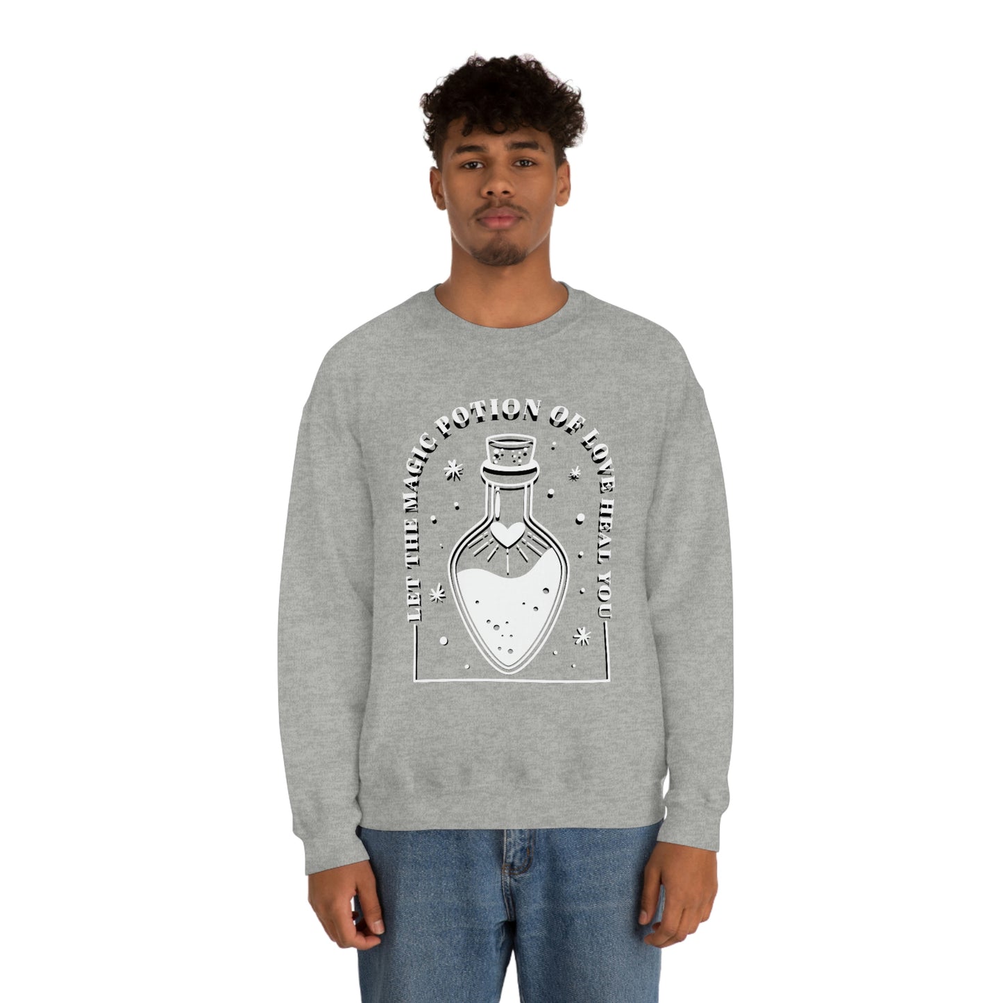 Magic Potion of Love_Unisex Heavy Blend™ Crewneck Sweatshirt