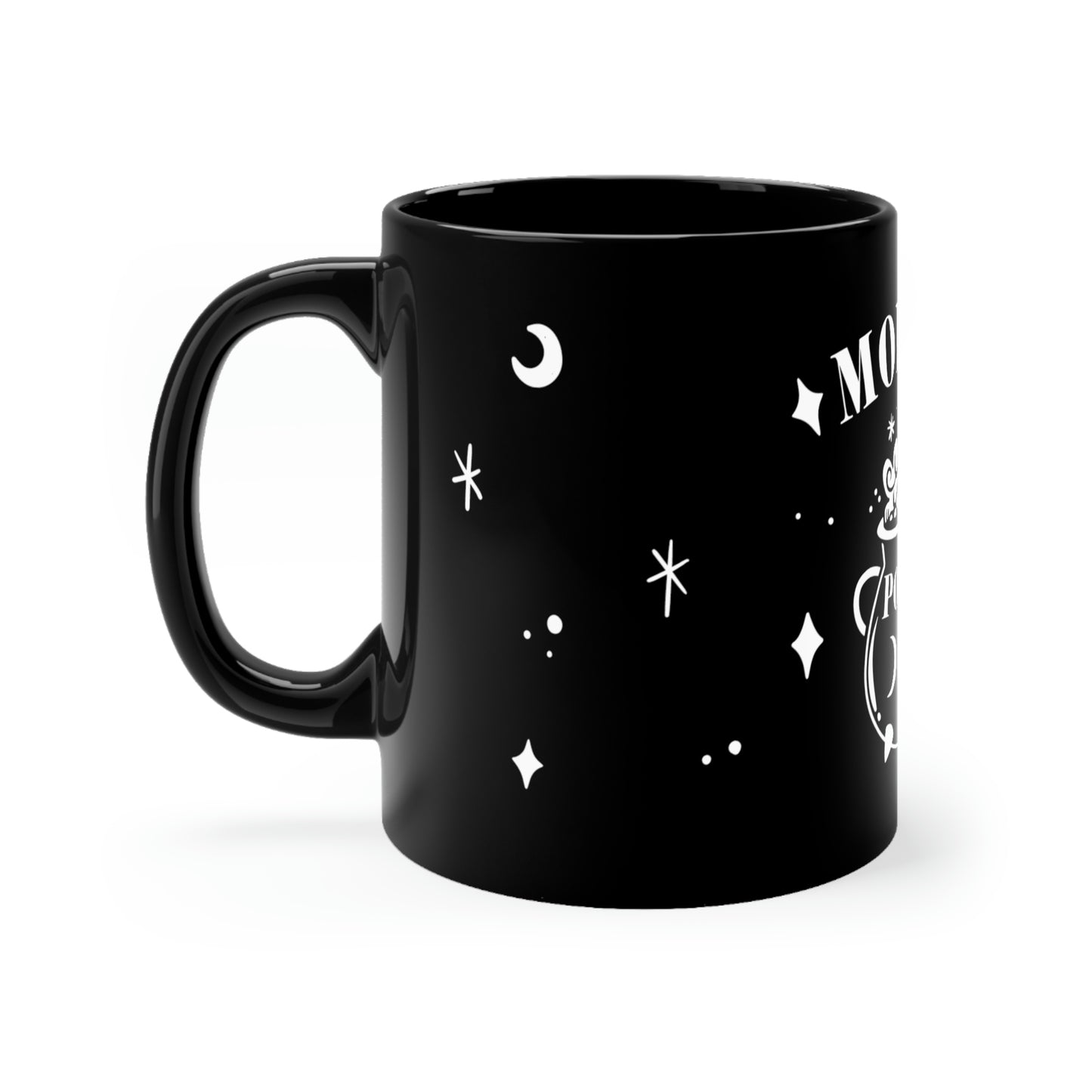 Morning Potion_Black mug 11oz