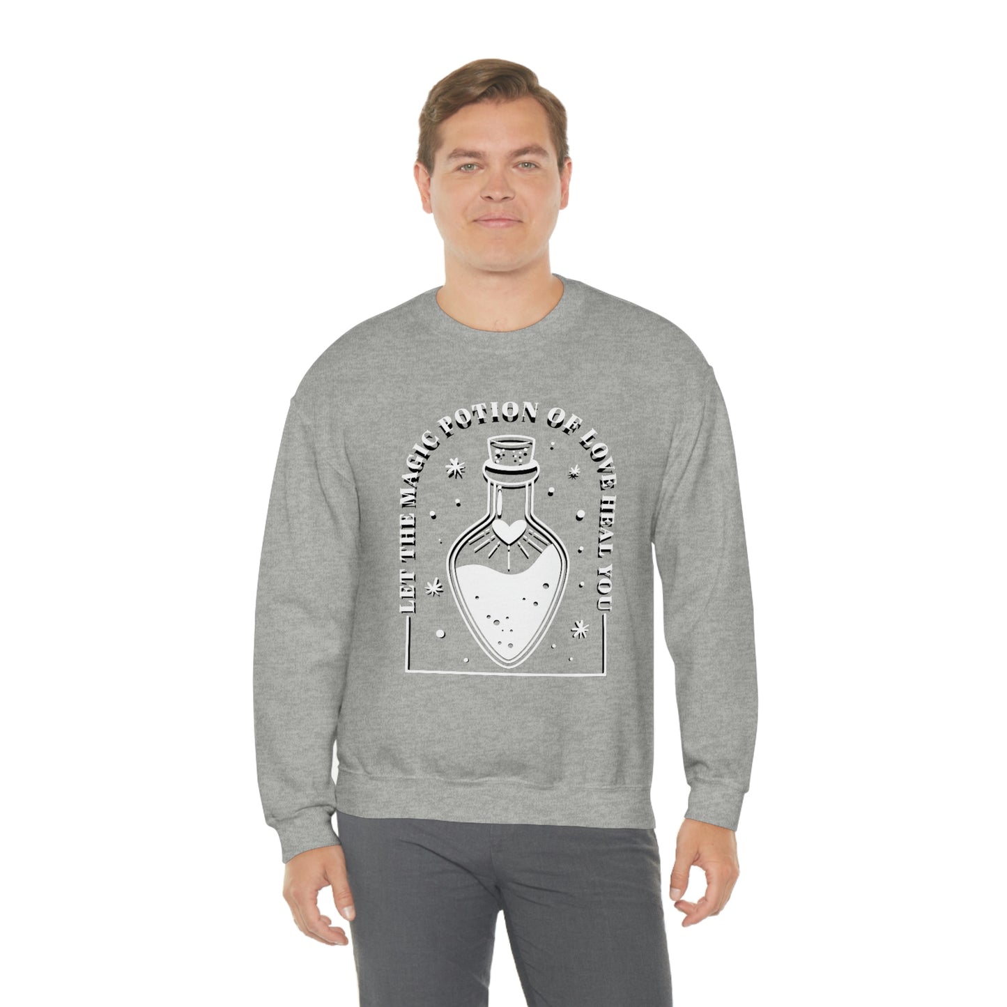 Magic Potion of Love_Unisex Heavy Blend™ Crewneck Sweatshirt