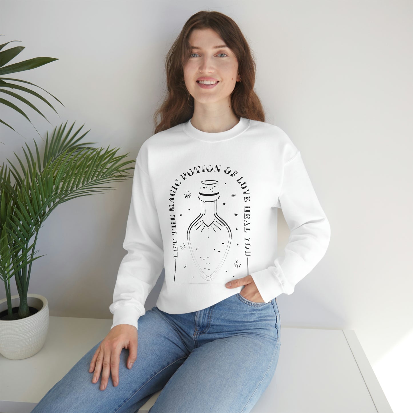 Magic Potion of Love_Unisex Heavy Blend™ Crewneck Sweatshirt