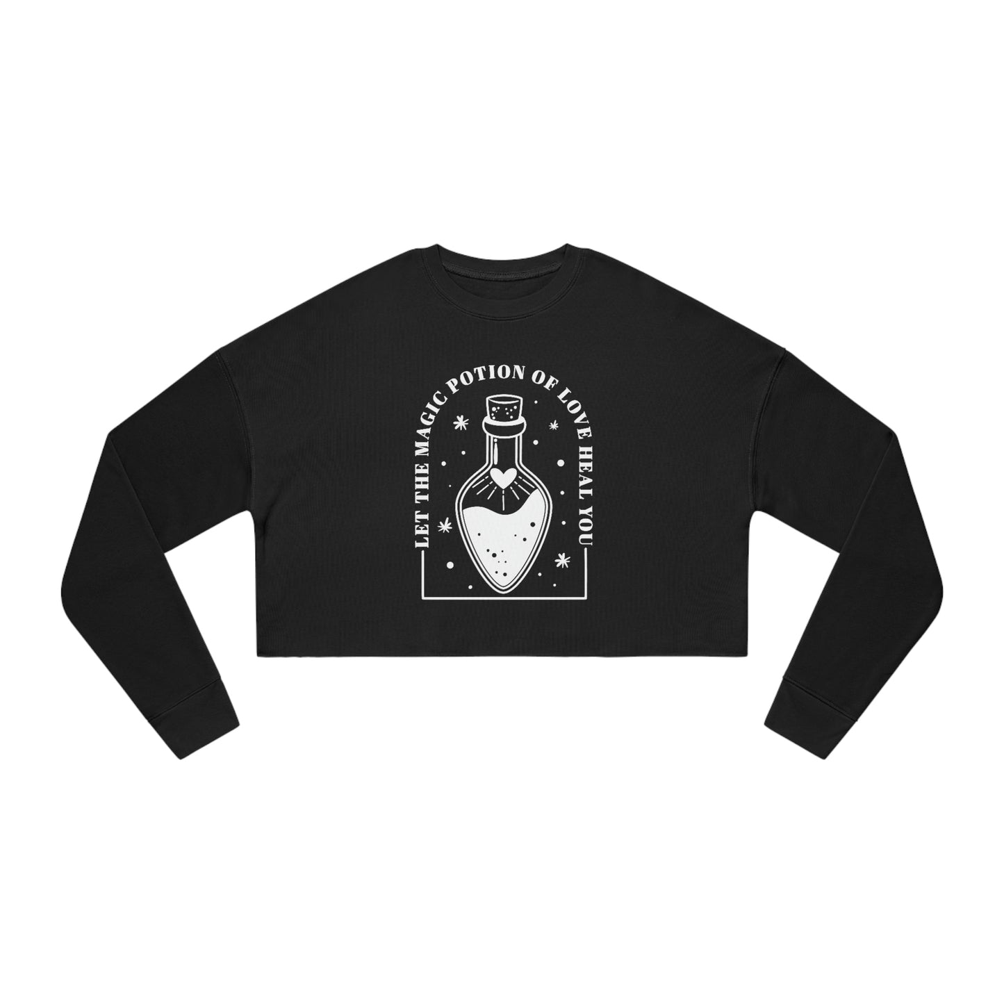 Magic Potion of Love_Women's Cropped Sweatshirt