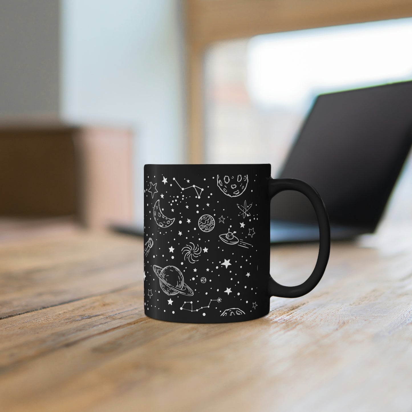 Galaxy_Black mug 11oz