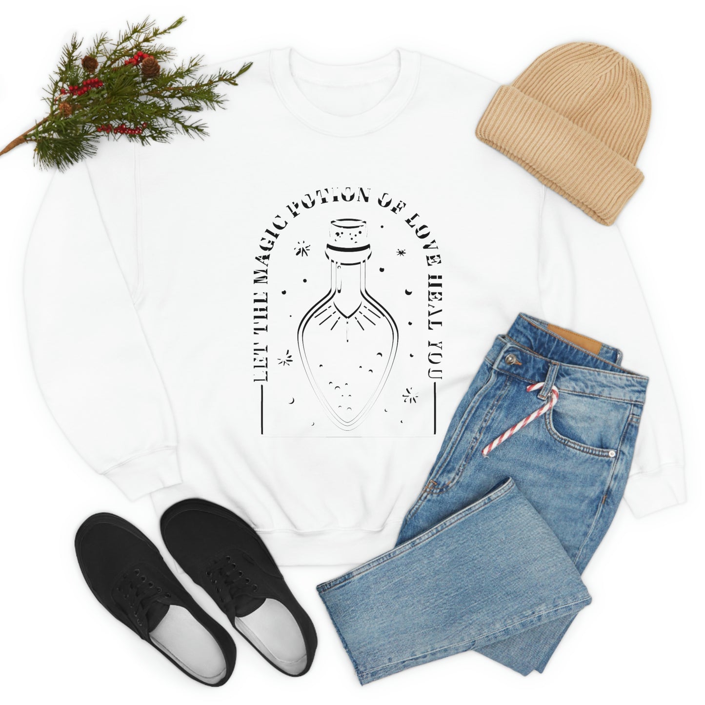 Magic Potion of Love_Unisex Heavy Blend™ Crewneck Sweatshirt