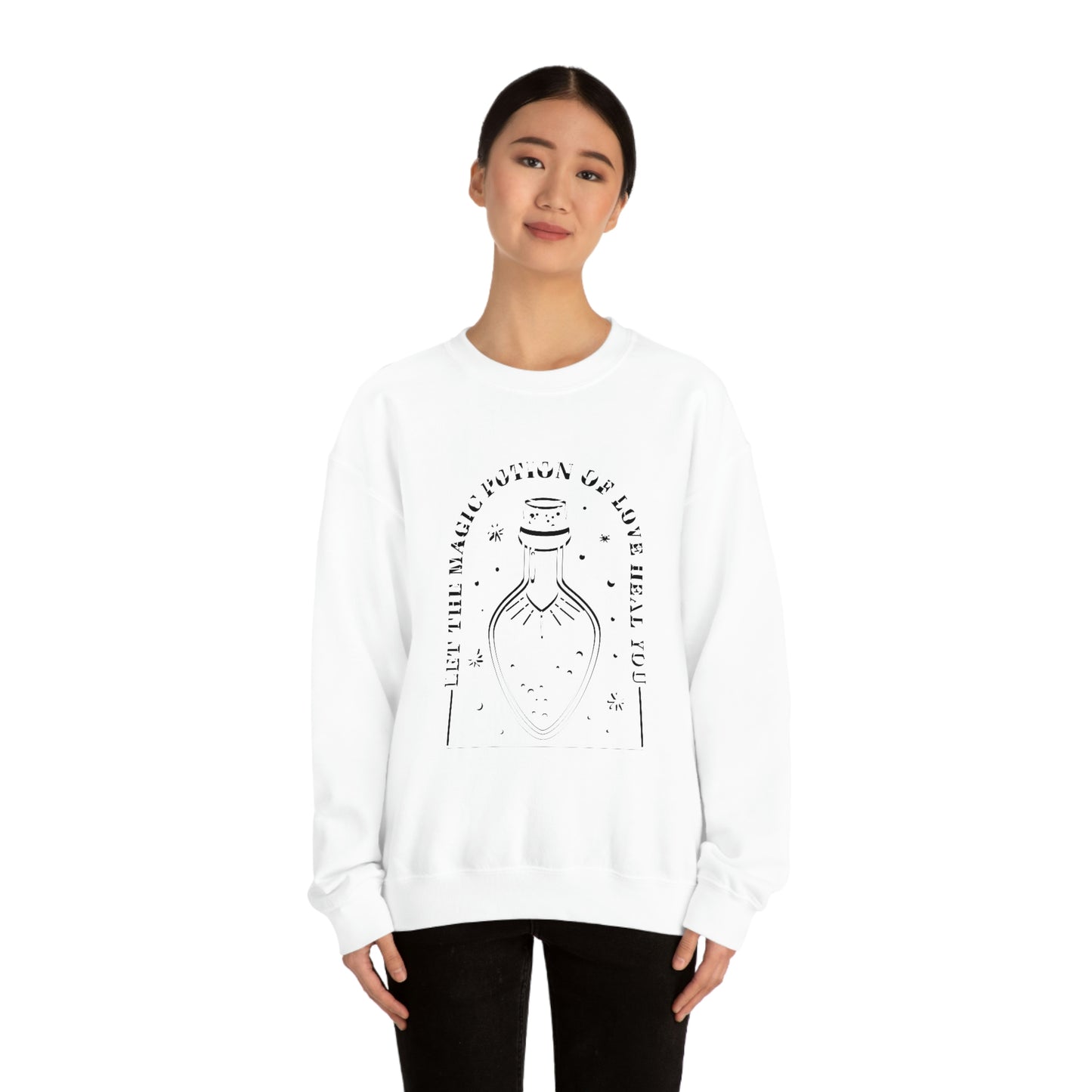 Magic Potion of Love_Unisex Heavy Blend™ Crewneck Sweatshirt