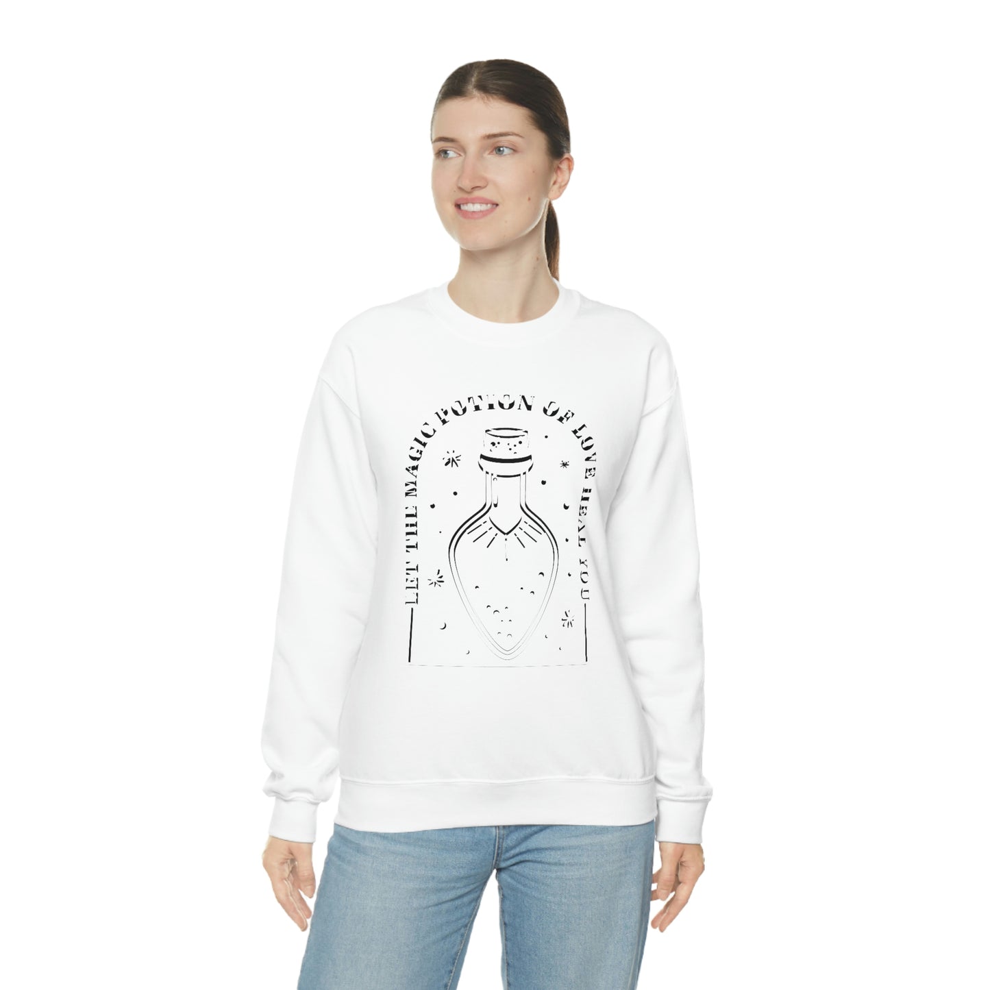 Magic Potion of Love_Unisex Heavy Blend™ Crewneck Sweatshirt