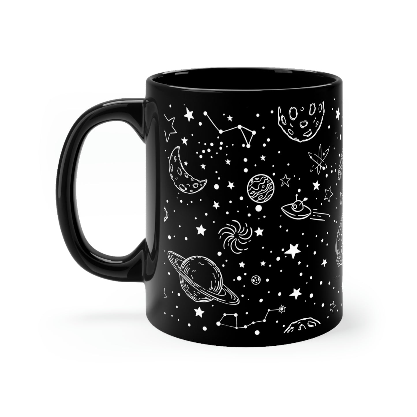 Galaxy_Black mug 11oz