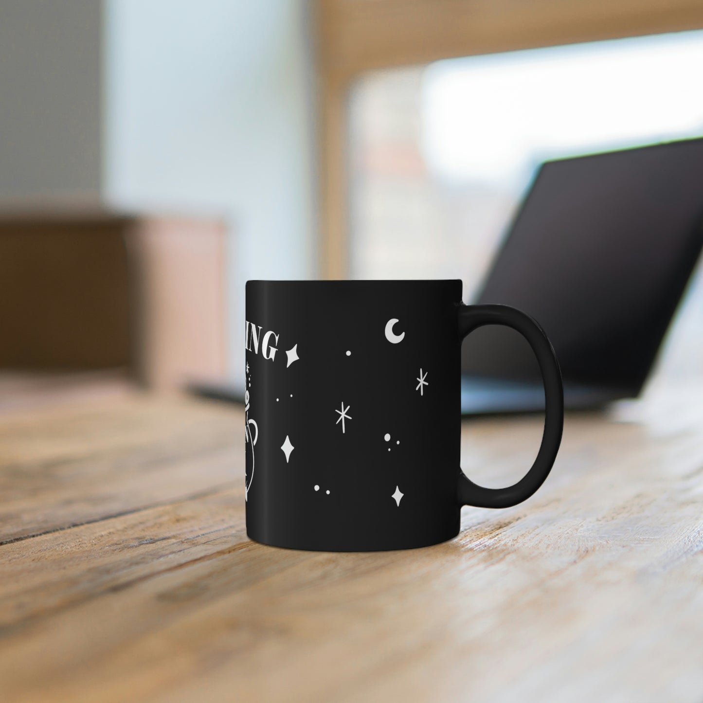 Morning Potion_Black mug 11oz