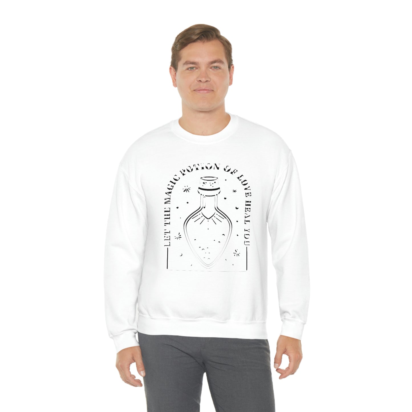 Magic Potion of Love_Unisex Heavy Blend™ Crewneck Sweatshirt