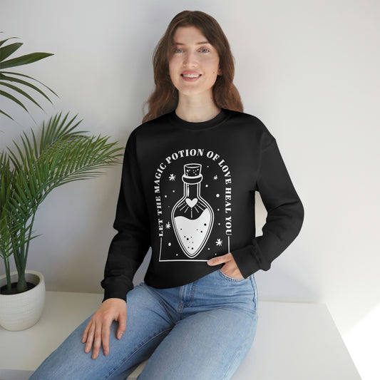 Magic Potion of Love_Unisex Heavy Blend™ Crewneck Sweatshirt