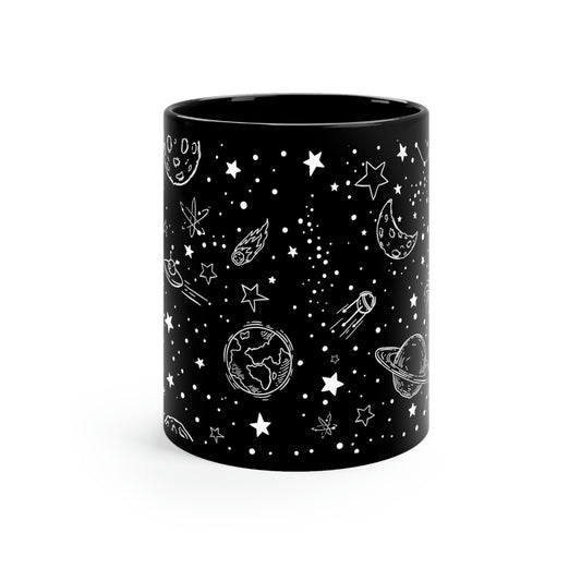 Galaxy_Black mug 11oz