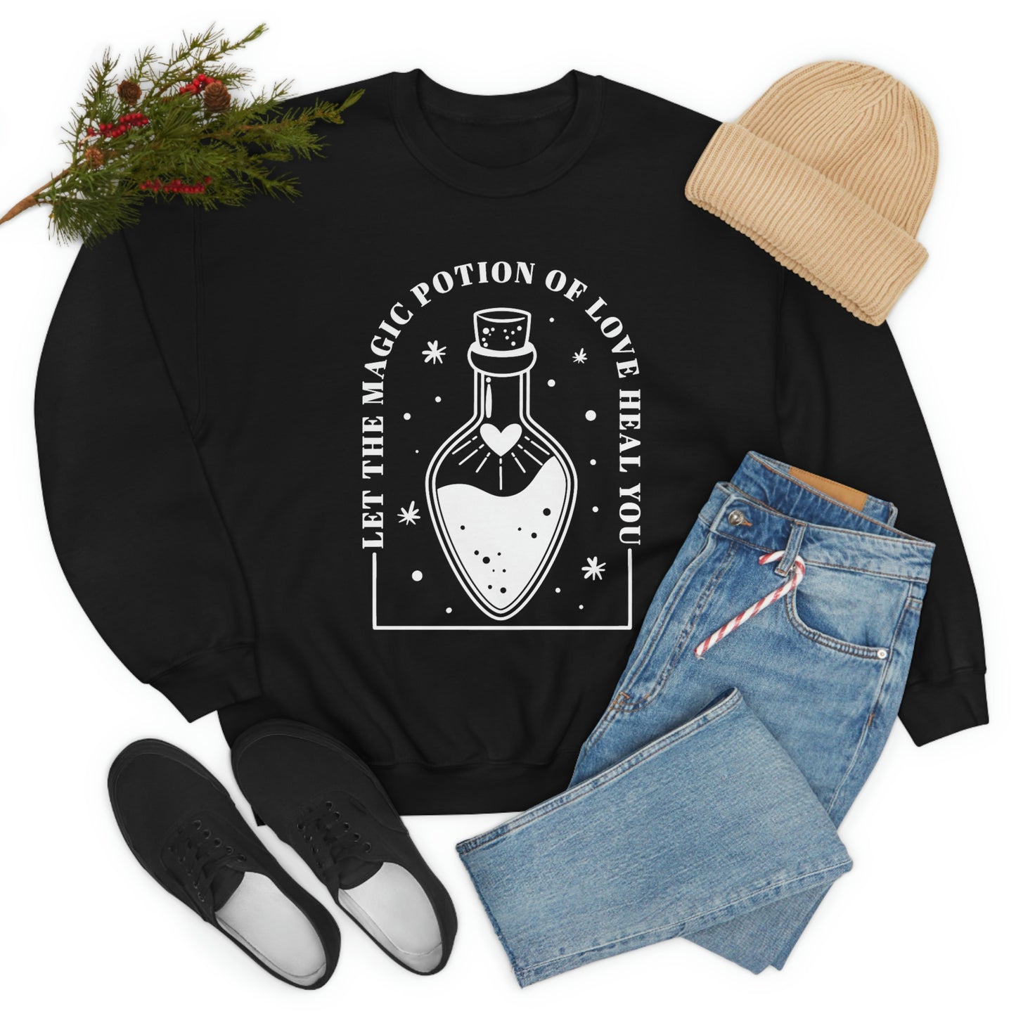 Magic Potion of Love_Unisex Heavy Blend™ Crewneck Sweatshirt