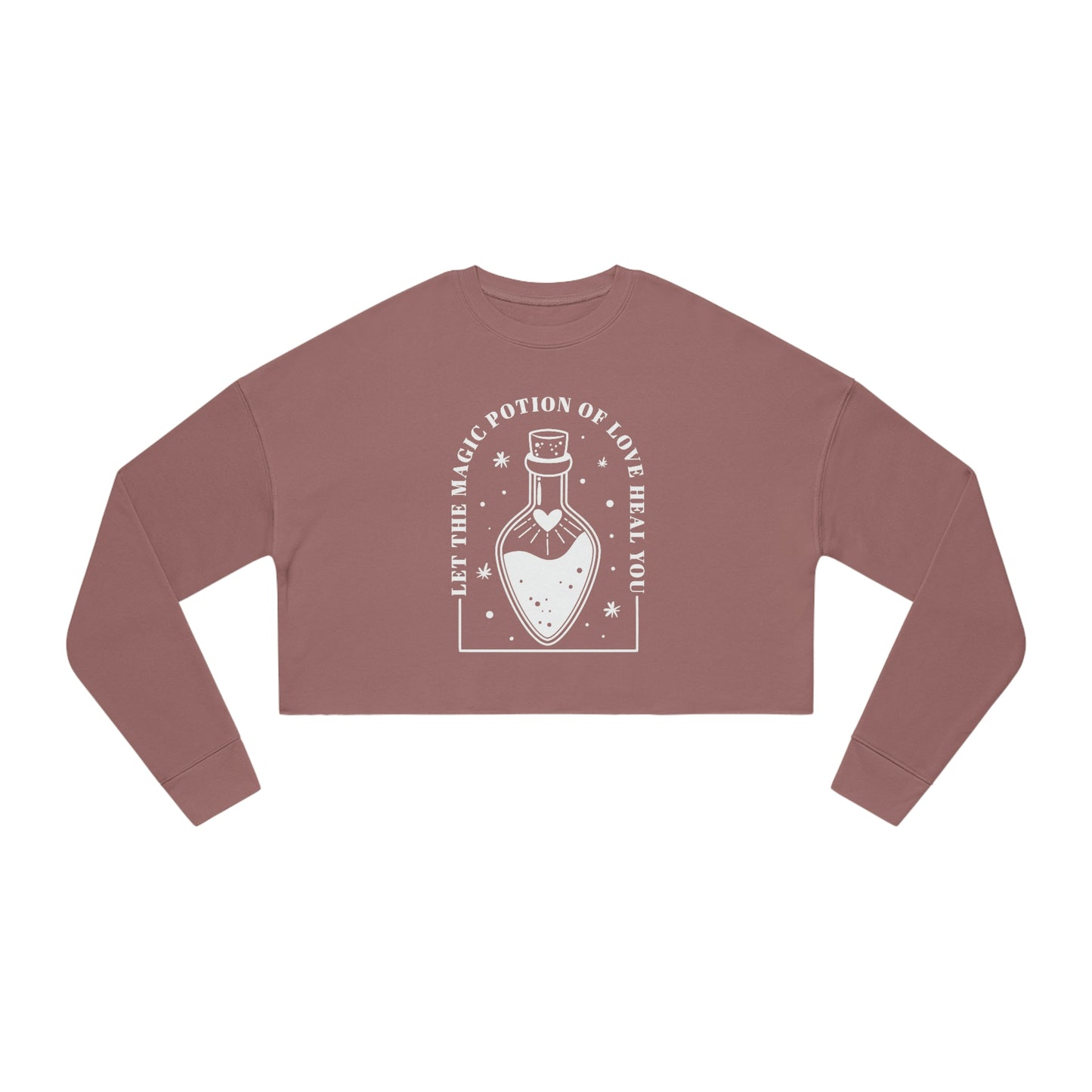 Magic Potion of Love_Women's Cropped Sweatshirt