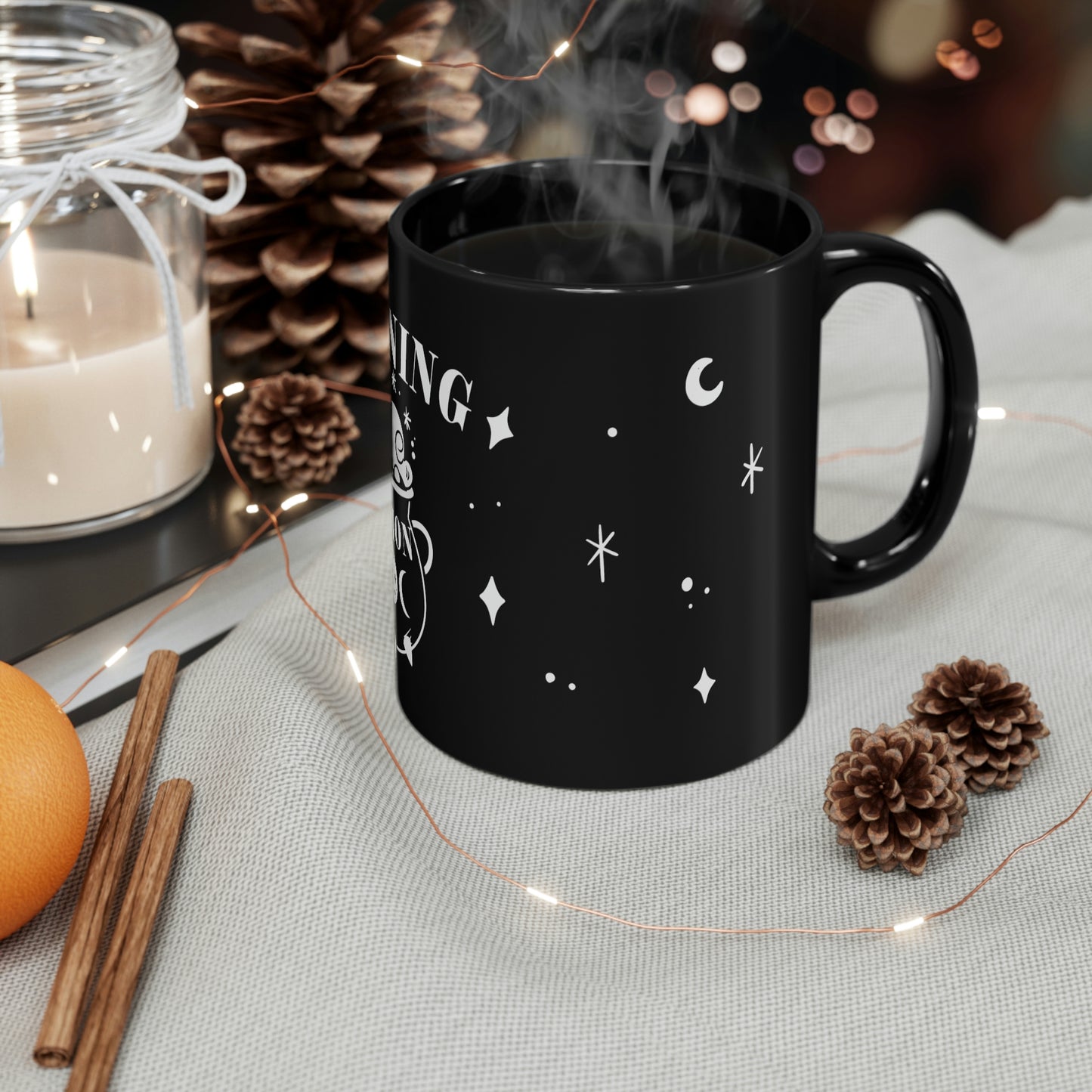 Morning Potion_Black mug 11oz