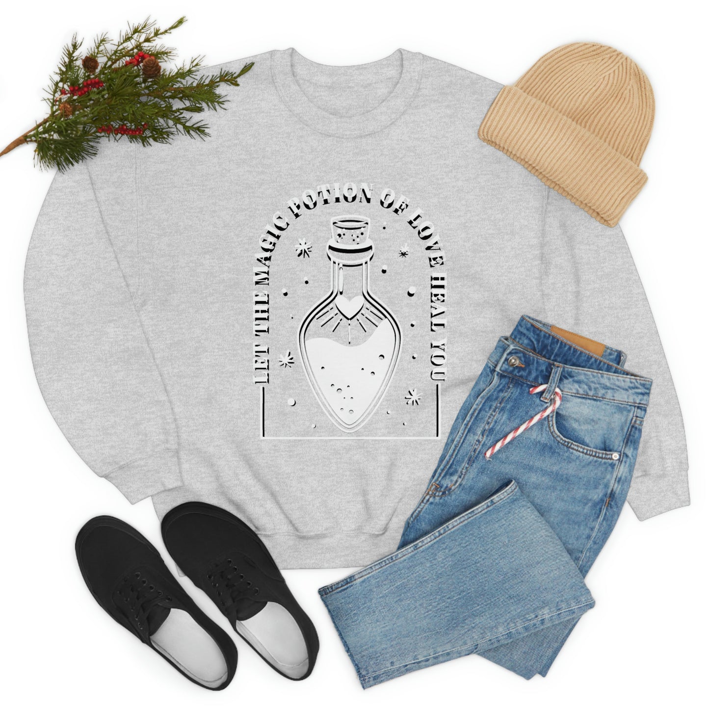 Magic Potion of Love_Unisex Heavy Blend™ Crewneck Sweatshirt