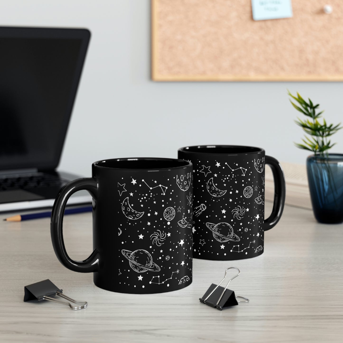 Galaxy_Black mug 11oz