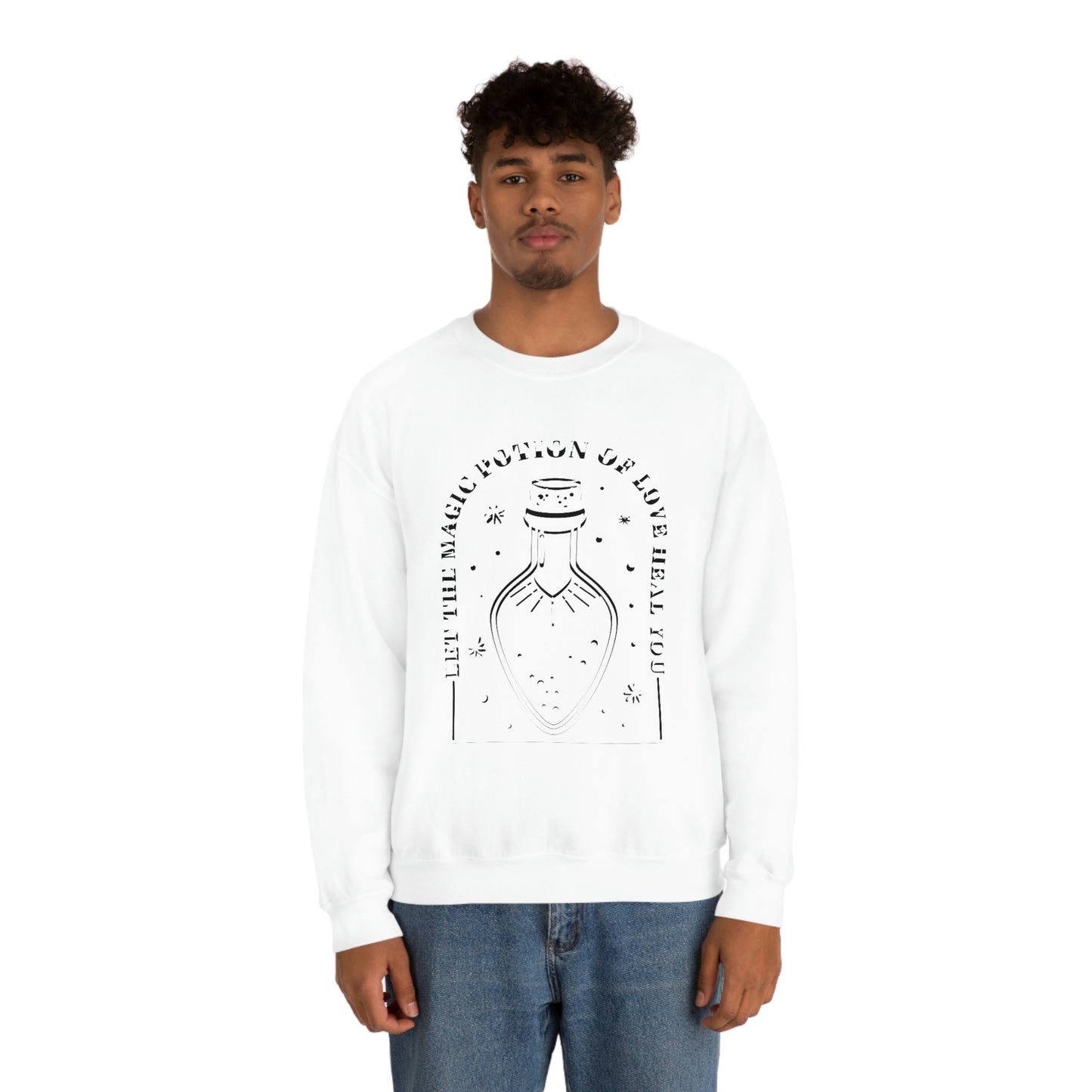 Magic Potion of Love_Unisex Heavy Blend™ Crewneck Sweatshirt