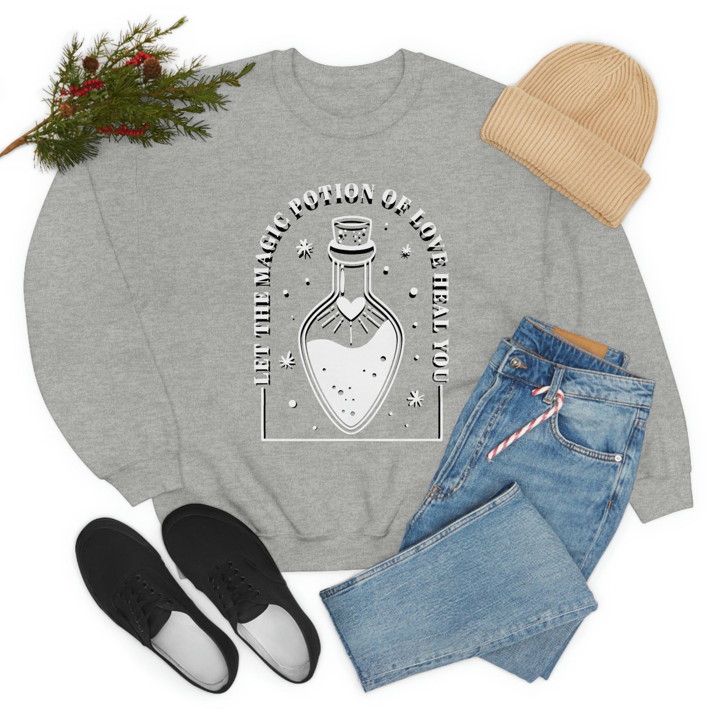 Magic Potion of Love_Unisex Heavy Blend™ Crewneck Sweatshirt