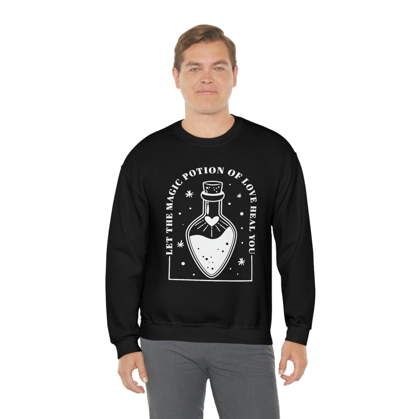 Magic Potion of Love_Unisex Heavy Blend™ Crewneck Sweatshirt