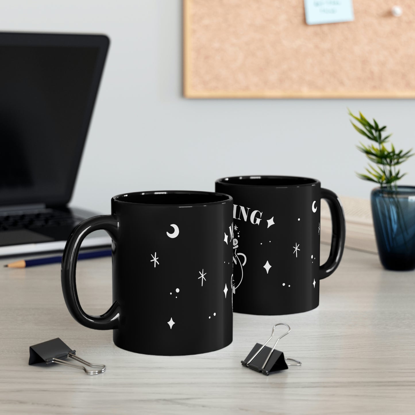 Morning Potion_Black mug 11oz