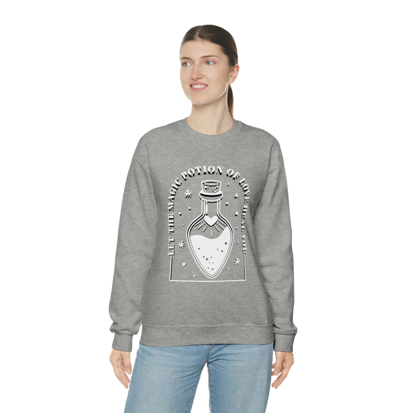 Magic Potion of Love_Unisex Heavy Blend™ Crewneck Sweatshirt