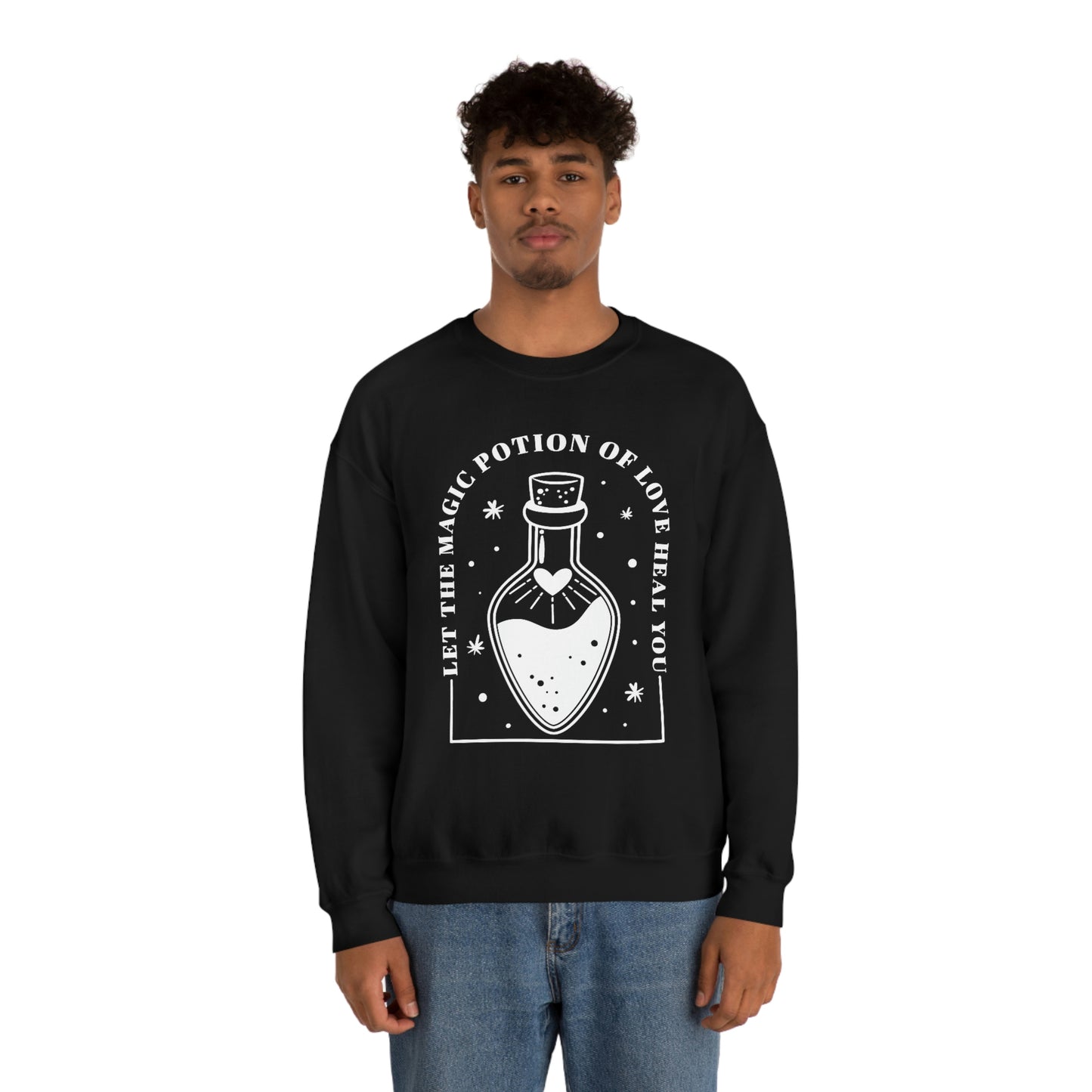 Magic Potion of Love_Unisex Heavy Blend™ Crewneck Sweatshirt