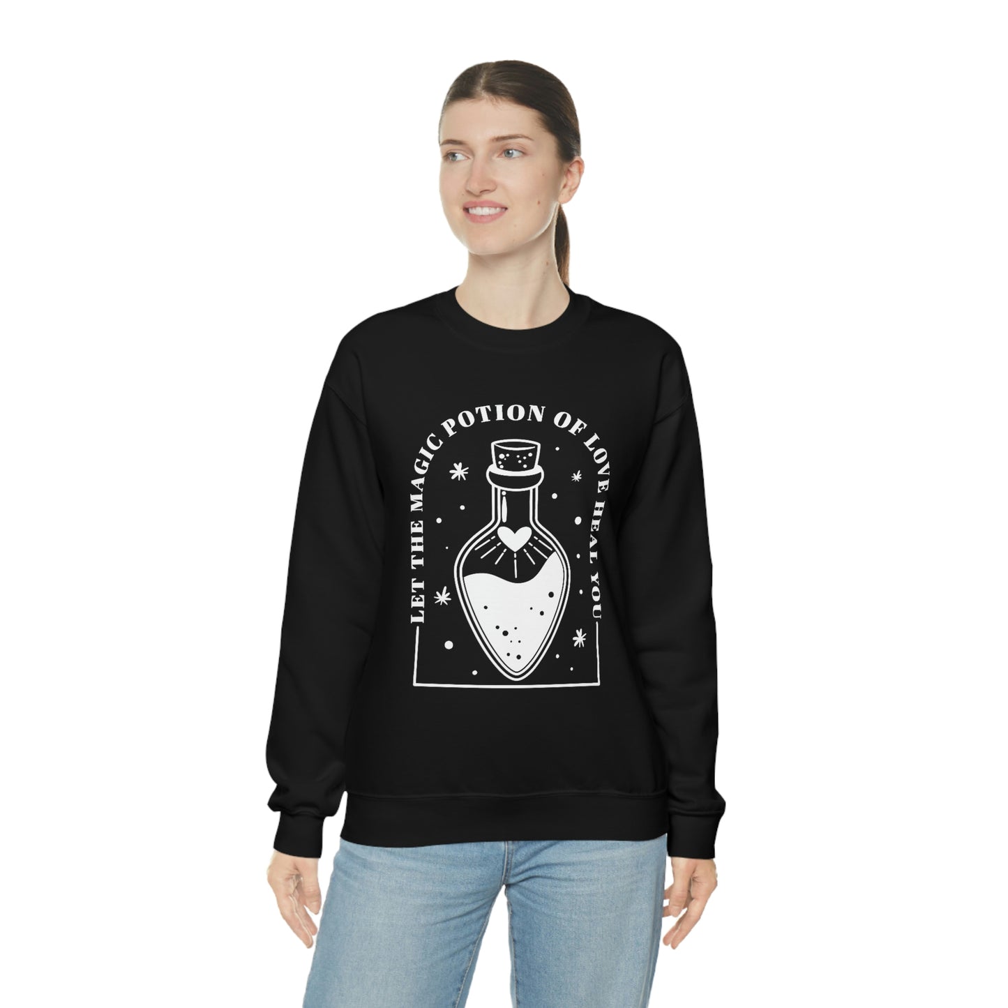 Magic Potion of Love_Unisex Heavy Blend™ Crewneck Sweatshirt